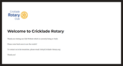 Desktop Screenshot of cricklade-rotary.org