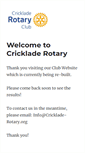 Mobile Screenshot of cricklade-rotary.org